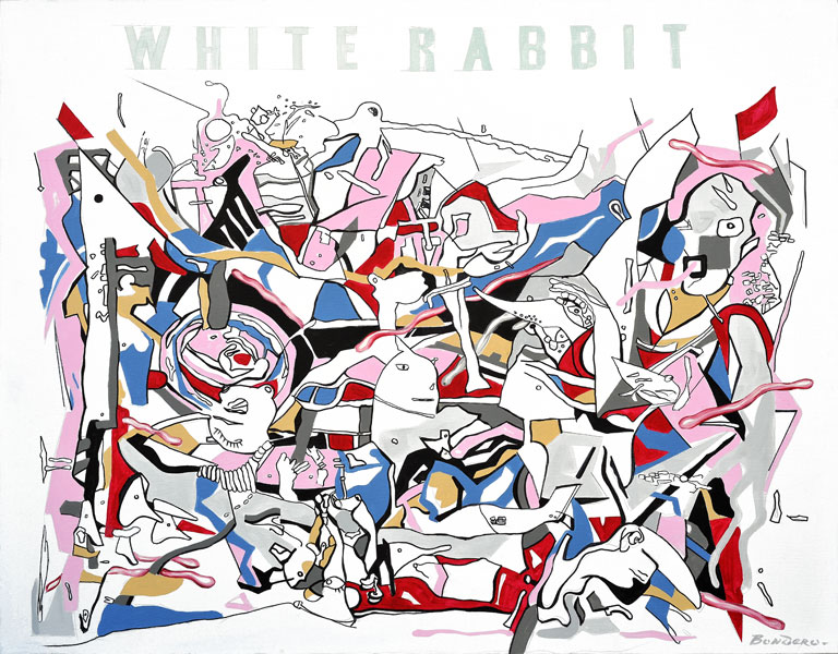 Bondero.The white rabbit